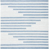 Striped Kilim Zeke Rug, Blue/White - Rugs - 3