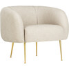 Alena Poly Blend Accent Chair, Oatmeal - Nursery Chairs - 3