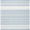 Striped Kilim Xander Rug, Blue/White - Rugs - 3