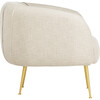 Alena Poly Blend Accent Chair, Oatmeal - Nursery Chairs - 4