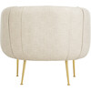 Alena Poly Blend Accent Chair, Oatmeal - Nursery Chairs - 5