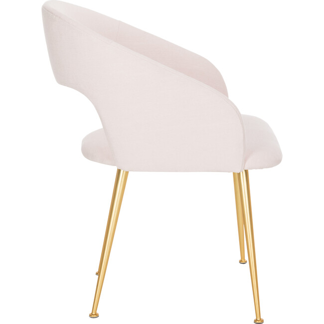 Lorina Accent Chair, Light Pink - Accent Seating - 4