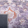 Serapi Machine Washable Rug, Light Purple/Sienna - Rugs - 7