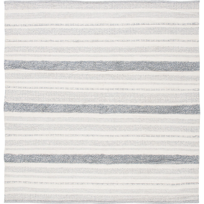 Striped Kilim Apollo Rug, Grey Stripe - Rugs - 3