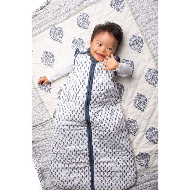 Block-Printed Winter Weight Sleep Sack, Fort - Sleepbags - 2