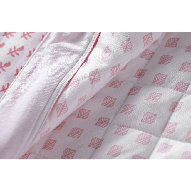 Block-Printed Winter Weight Sleep Sack, Pink City - Sleepbags - 5