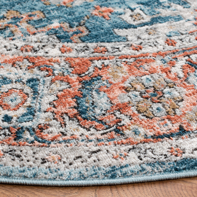 August Rug, Blue/Red - Rugs - 4