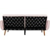 Bushwick Foldable Futon Bed, Pink - Accent Seating - 7