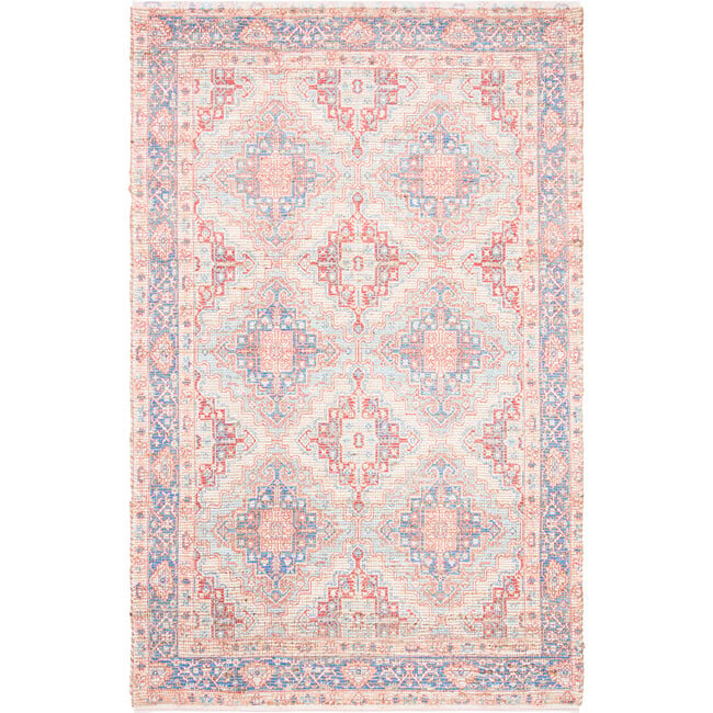 Mia Saffron Rug, Blush Multi