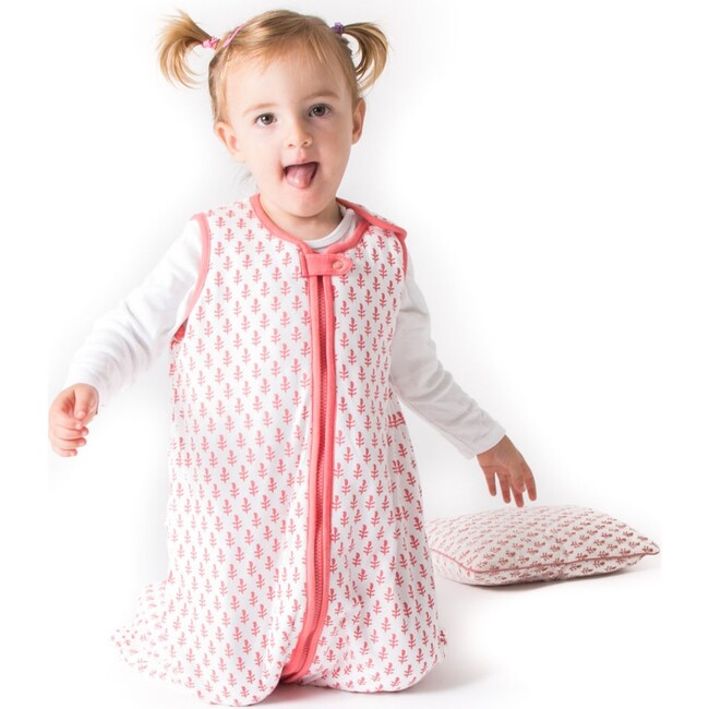 Block-Printed Lightweight Sleep Sack, Pink City - Sleepbags - 3