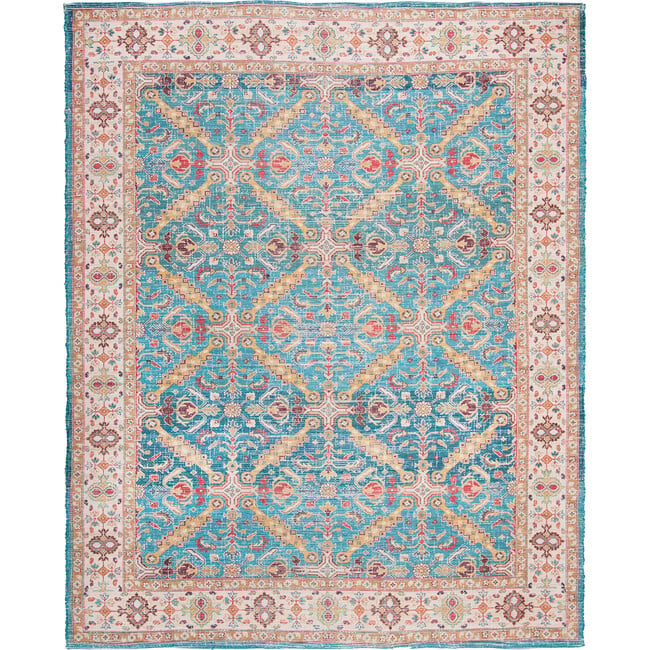 Lena Saffron Rug, Blue Multi - Rugs - 3