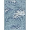 Courtyard Grace Indoor/Outdoor Rug, Blue - Rugs - 1 - thumbnail