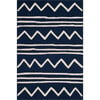 Parker Rug, Navy/Ivory - Rugs - 1 - thumbnail