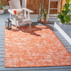 Courtyard Chloe Indoor/Outdoor Rug, Orange - Rugs - 2