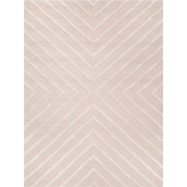 Rey Rug, Pink/Ivory
