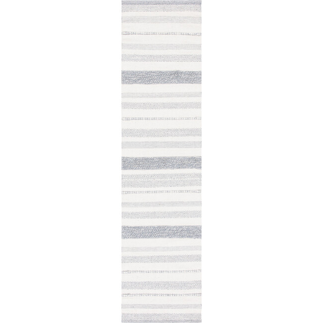 Striped Kilim Apollo Rug, Grey Stripe - Rugs - 5