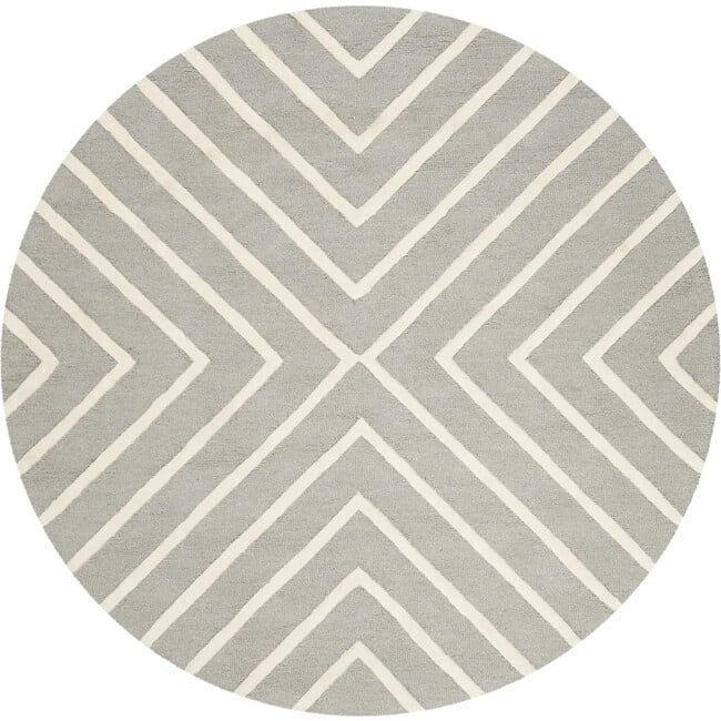 Rey Rug, Grey/Ivory - Rugs - 3