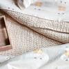 Quilt Blanket, Blush Linen Kantha - Quilts - 2
