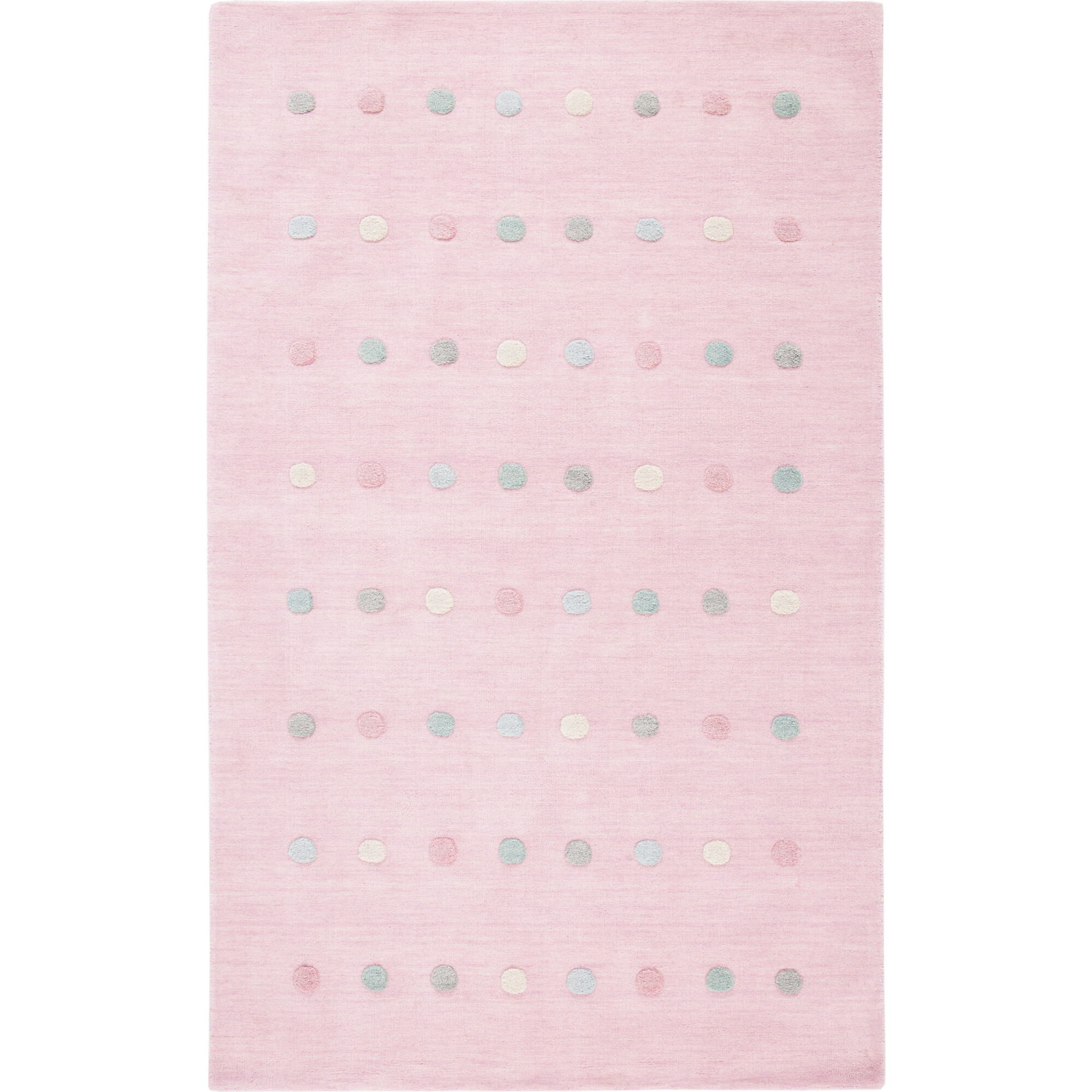 Kids Carter Rug, Light Pink - Rugs - 1