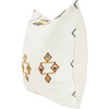 Cacus Silk Printed Pillow, Ecru - Decorative Pillows - 2