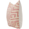 Kuba Cloth Printed Pillow, Terracotta - Decorative Pillows - 2 - thumbnail