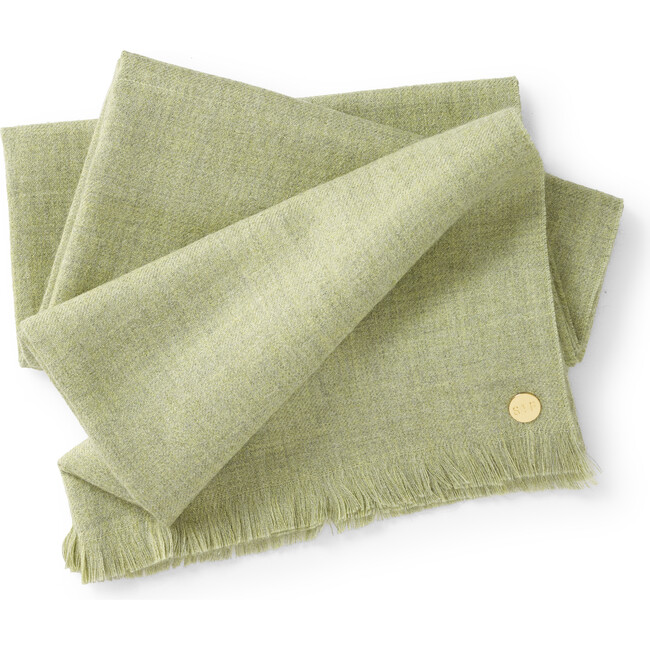 Baby Alpaca Throw Blanket, Pistachio - Blankets - 2