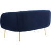 Alena Wool Blend Loveseat, Navy - Nursery Chairs - 6