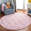 Kids Carter Rug, Light Pink - Rugs - 3