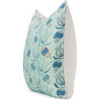 Pomegranate Throw Pillow, Aqua - Pillows - 2