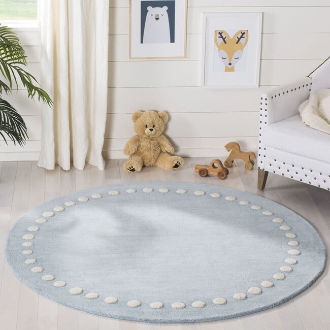 Kids Parker Rug, Blue - Rugs - 4