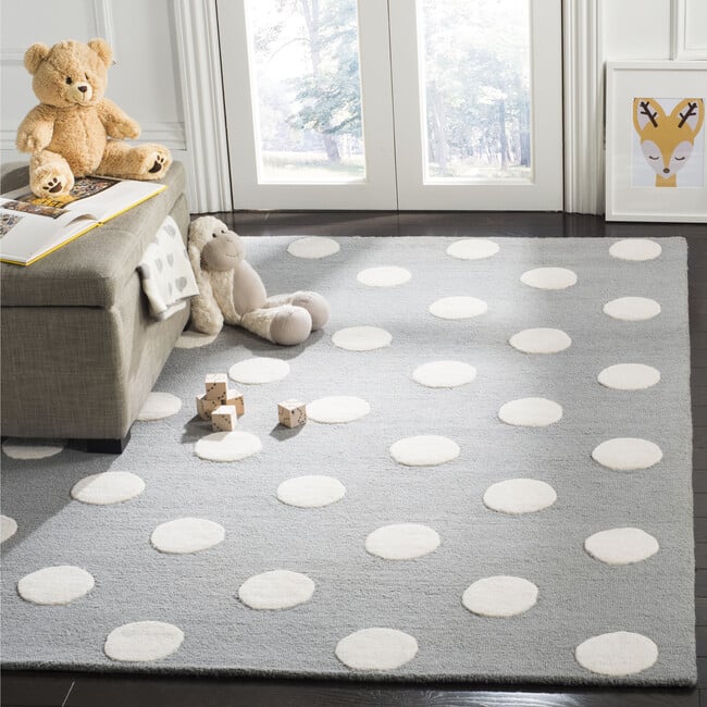 Mya Rug, Grey/Ivory - Rugs - 8