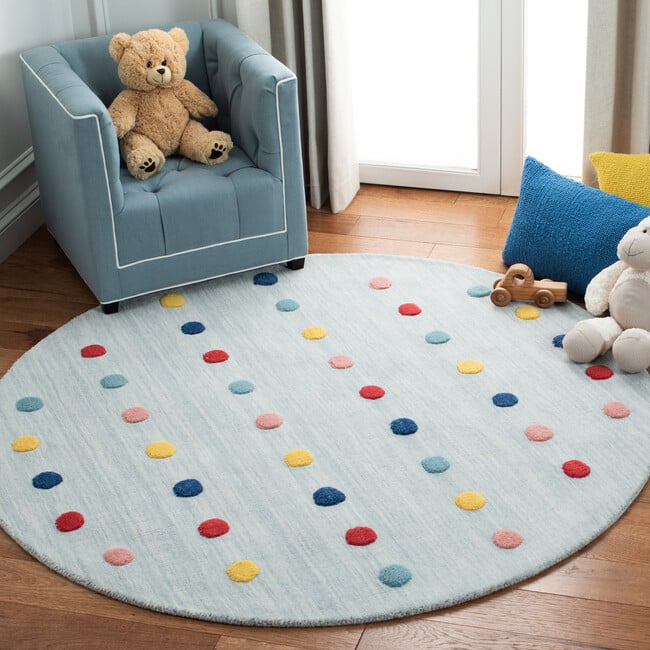 Kids Carter Rug, Grey - Rugs - 4