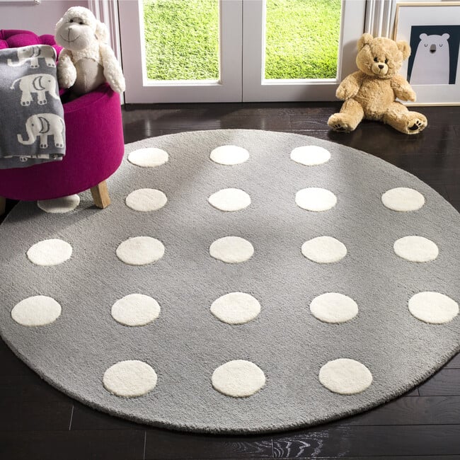 Mya Rug, Grey/Ivory - Rugs - 9