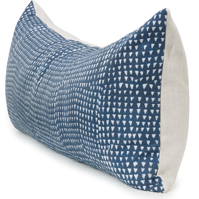 Arrows Lumbar Pillow, Indigo - Pillows - 2