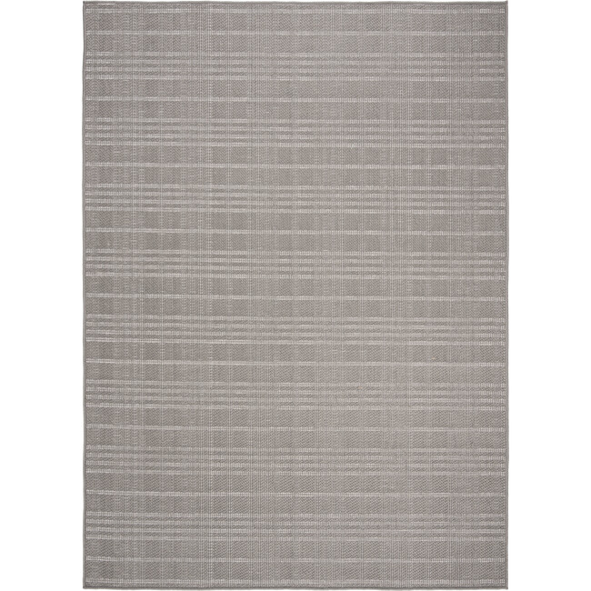 Bermuda Maya Indoor/Outdoor Rug, Dark Grey