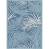 Courtyard Grace Indoor/Outdoor Rug, Blue - Rugs - 9