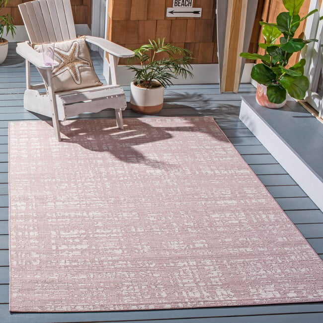 Courtyard Phoebe Indoor/Outdoor Rug, Pink - Rugs - 2