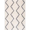 Venus Shag Tristan Rug, White/Grey - Rugs - 1 - thumbnail