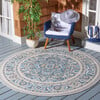 Cabana Claire Indoor/Outdoor Rug, Blue - Rugs - 3