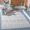 Cabana Matilda Indoor/Outdoor Rug, Grey/White - Rugs - 3