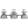 Roland Three Light Bathroom Sconce, Nickel - Lighting - 1 - thumbnail