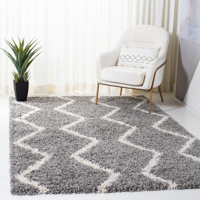 Venus Shag Tristan Rug, Grey - Rugs - 2