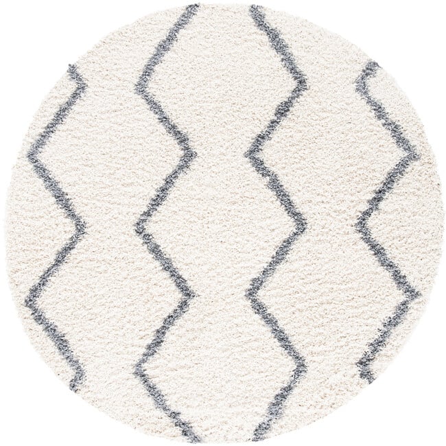 Venus Shag Tristan Rug, White/Grey - Rugs - 3