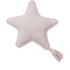 Knitted Twinkle Star Cushion, Pink Pearl - Decorative Pillows - 1 - thumbnail