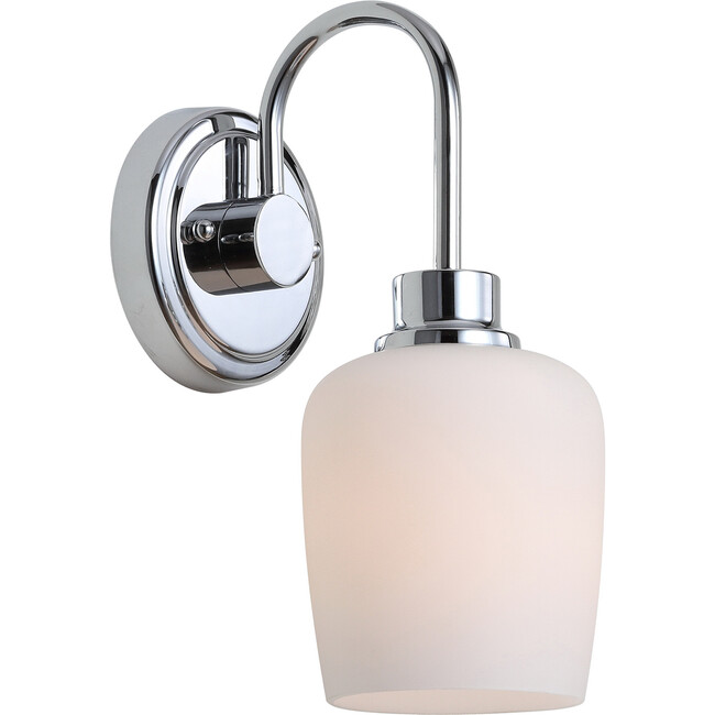 Casen Bathroom Sconce, Chrome - Lighting - 4
