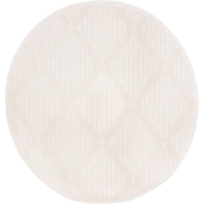 Bermuda Sienna Indoor/Outdoor Rug, Cream - Rugs - 5