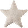 Star Washable Pillow, Beige - Decorative Pillows - 1 - thumbnail