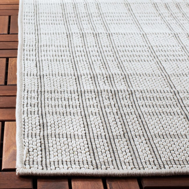 Bermuda Maya Indoor/Outdoor Rug, Light Grey - Rugs - 4