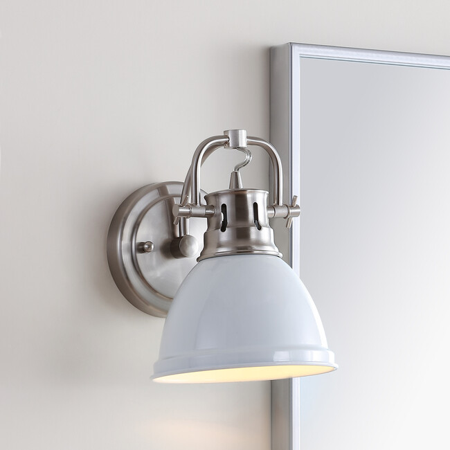 Lawson Bathroom Sconce, Nickel - Lighting - 4