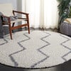 Venus Shag Tristan Rug, White/Grey - Rugs - 4